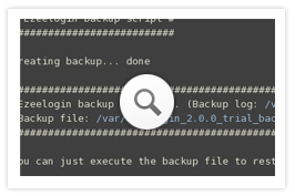 Easy backup, restore and migration