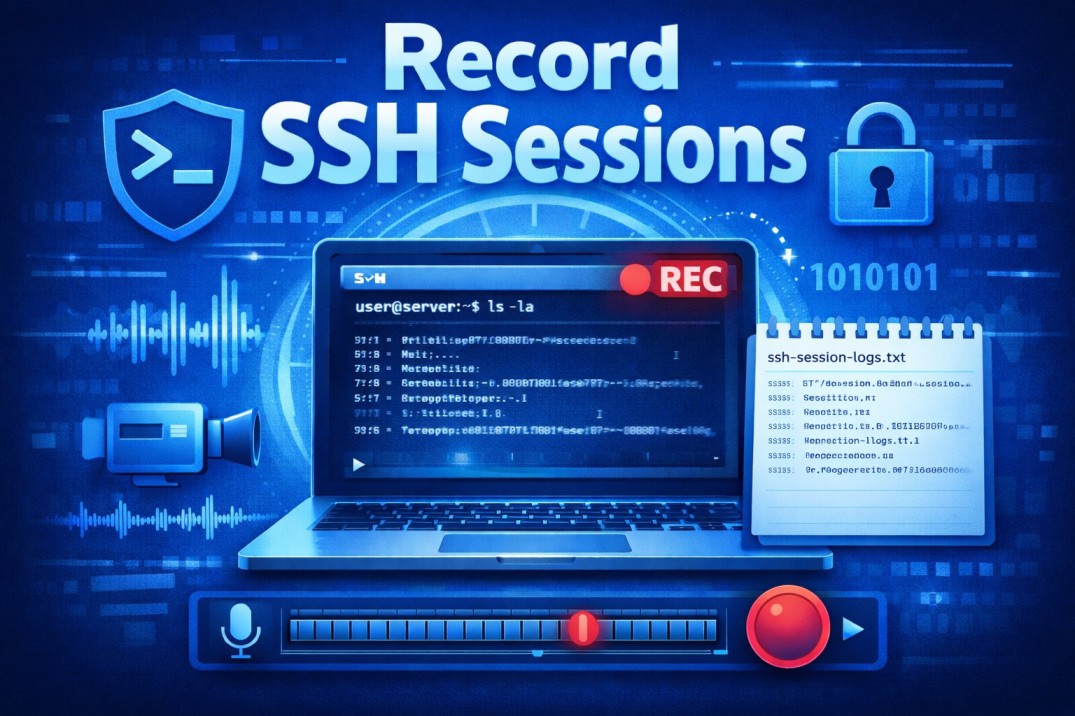 Record SSH sessions