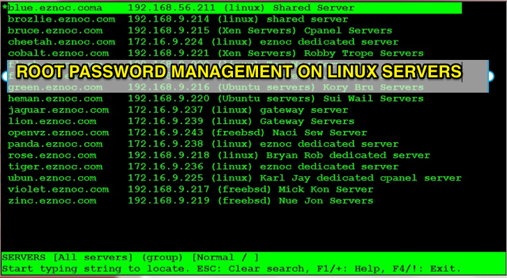 Automatic root password management