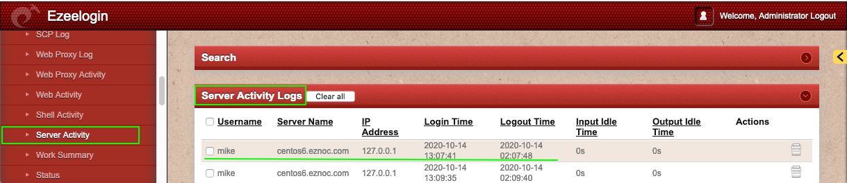 ezeelogin-serveractivity-elk