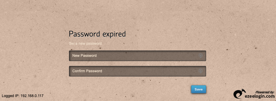 password expired