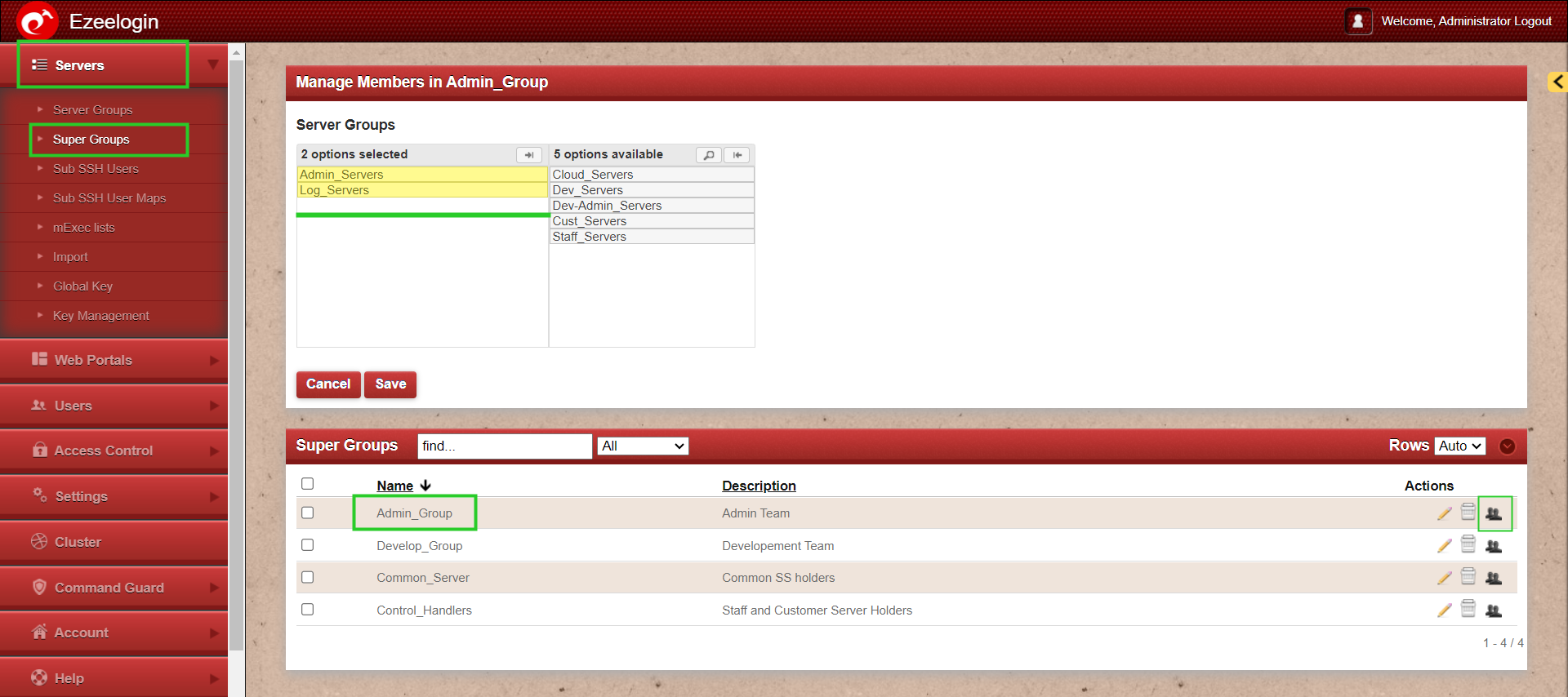 Admins, Supergroups and More