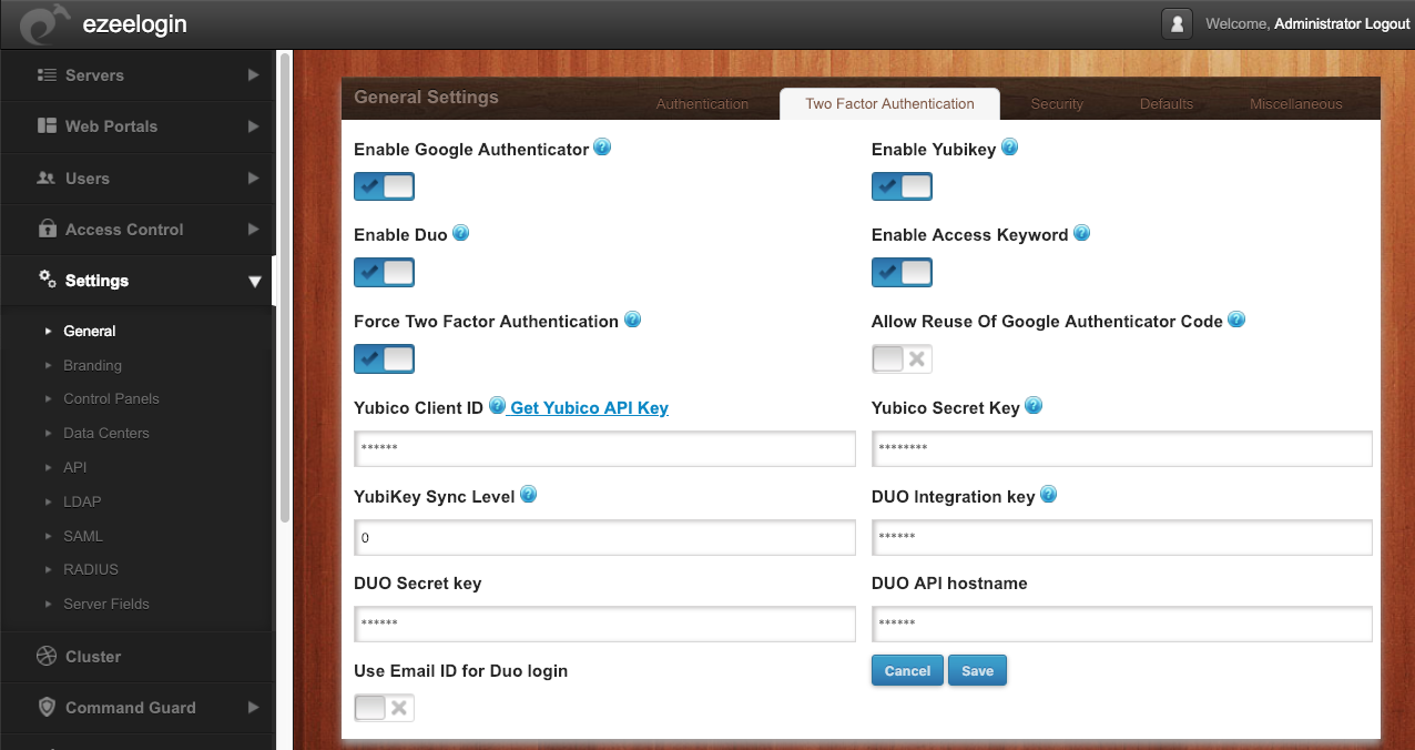 2 factor authentications